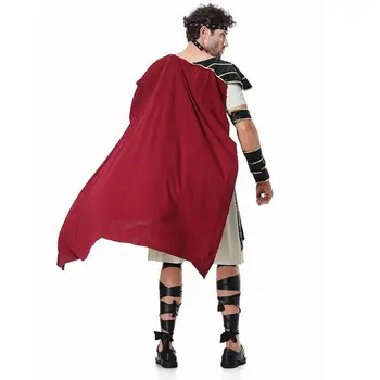 Mantello da Guerriero Spartano dell'Antica Roma, Costume per Cosplay di Halloween, Abbigliamento per Giochi di Ruolo per Adulti, Carnevale, Feste e Spettacoli Teatrali