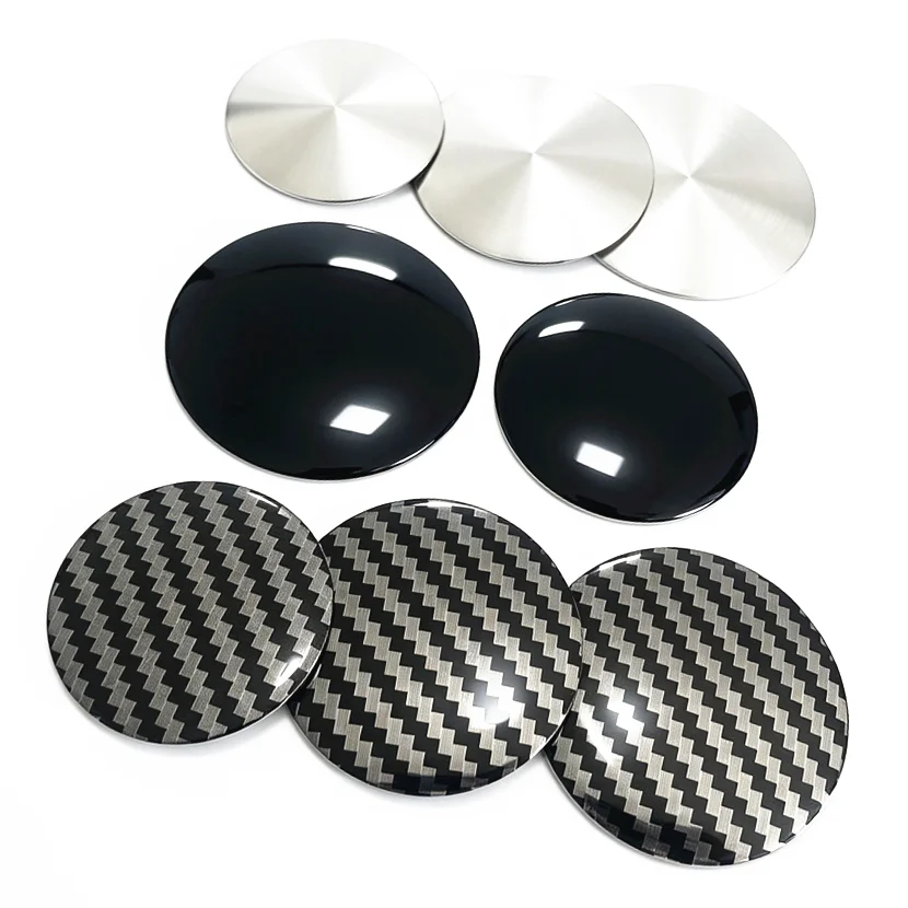 Decorative Car Rim Caps Wheel Center Sticker Badge Hub Cover Hubcap Decal - No Logo Emblem