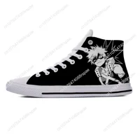 Anime Cartoon My Hero Academia Bakugou Katsuki Casual Cloth Shoes High Top Lightweight Breathable 3D Print Men Women Sneakers 2