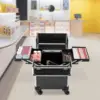 Professional Travel Makeup Case Beauty Train Case Rolling Cosmetic Organizer New 5