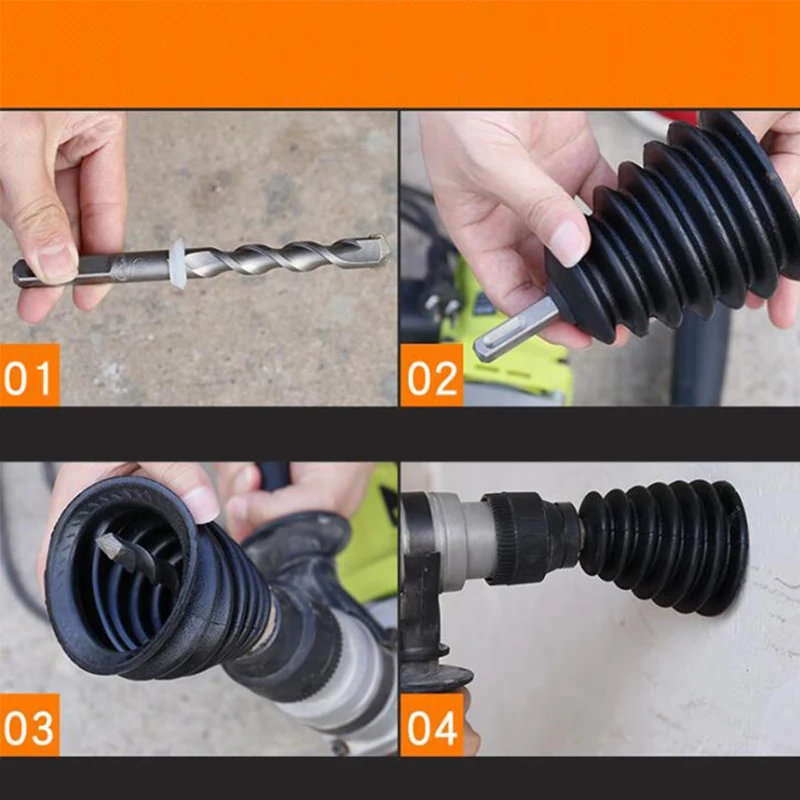 

1pc Dust Cover Electric Drill Power Drill Dust Collector Rubber Dust Cover Electric Hammer Drill Tool Accessories New