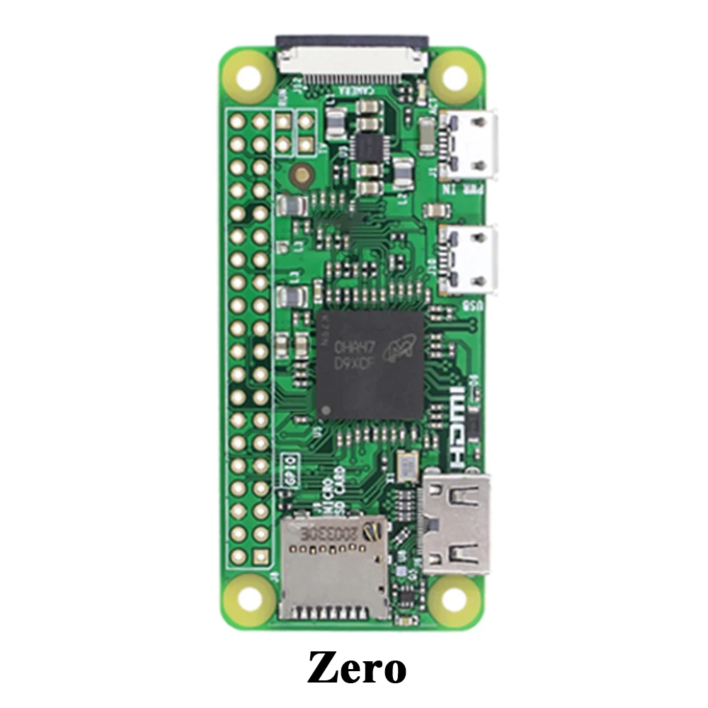 Материнская плата для Raspberry Pi Zero, материнская плата 0 Вт, 2 Вт, 512 МБ ОЗУ, 1 ГГц ЦП, четырехъядерный процессор, ГГц, Wi-Fi, Bluetooth Модули