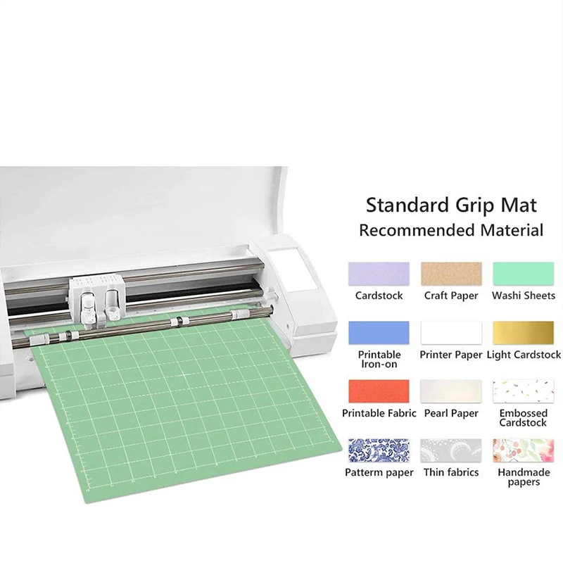 4color Replacement Cutting Mat Adhesive Rubber Pad With Measuring Grid  12*24 Inches Suitable For Silhouette Cricut/cameo Plotter