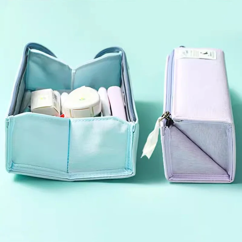 일본 KOKUYO 연필 케이스, 작은 신선한 화장품 가방, 대용량, 남아 여아 문구 상자, 학용품 문구, 신제품