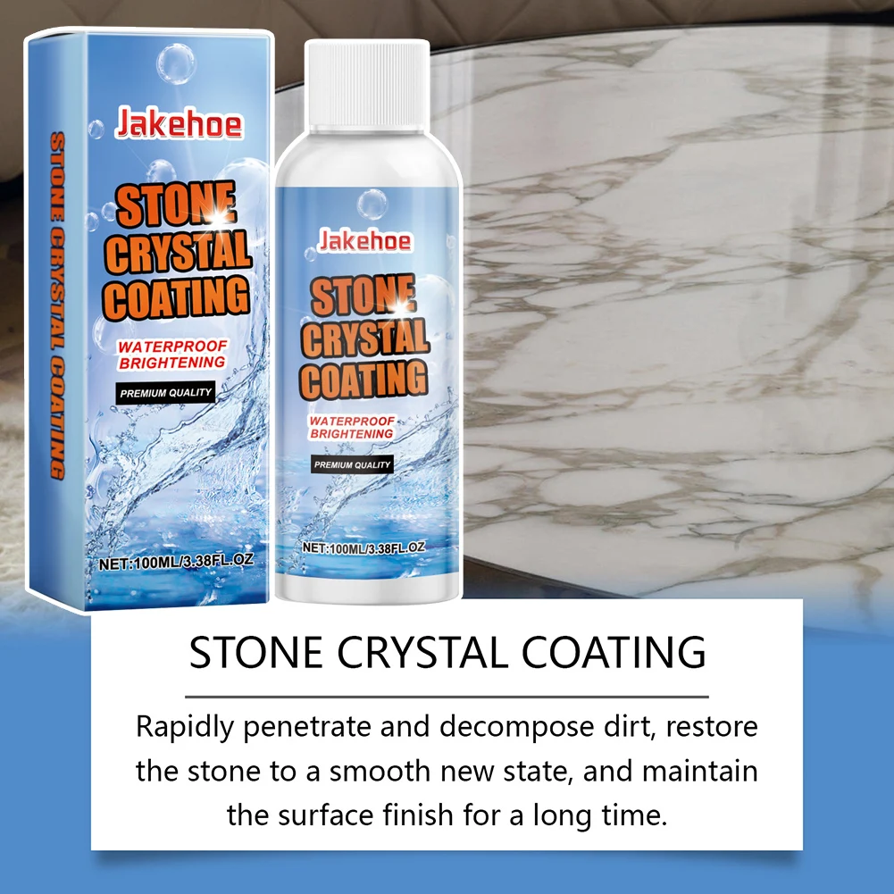 Stone Stain Remover Cleaner Powerful Marble Stone Cleaner Polishes for Kitchen Patios Backyard Marble Household Supply