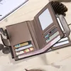 Men's Vertical Short Wallet Zipper Buckle Multi Functional Men's Credit Card Holder Casual Men's Wallet 3