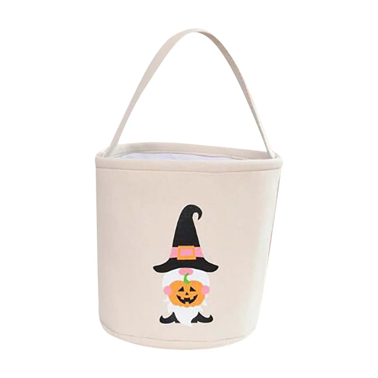 

Cute Halloween Portable Pumpkin Bag Trick Or Treat Kids Candy Bag Happy Halloween Day Gift Pumpkin Backpack Shoulder Bag