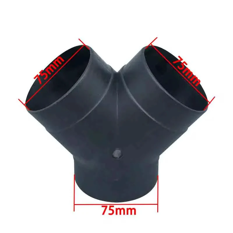 42mm/60mm/75mm Air Vent Ducting T Y L Piece Elbow Pipe Outlet Exhaust Joiner Connector For Diesel Parking Heater