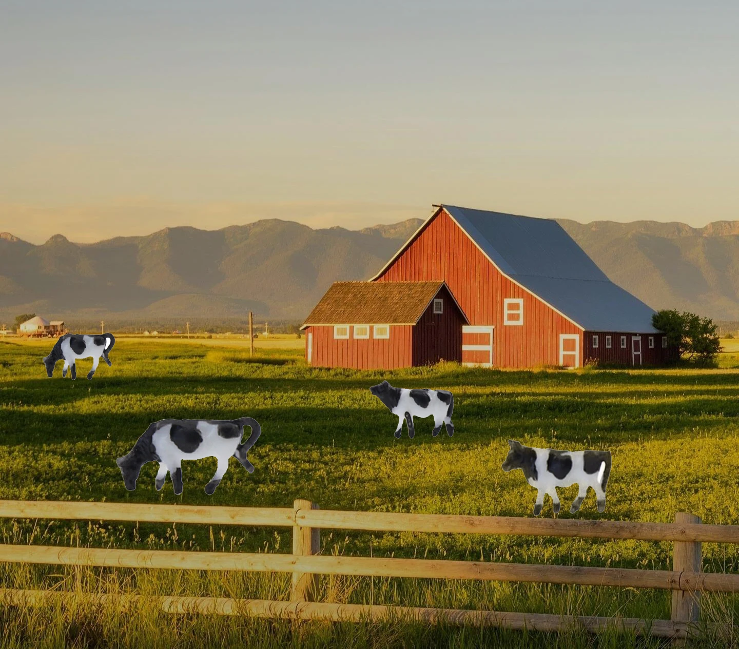 HO and N Scale Model Cows Miniature Farm Animal Model Cow For Model Railway Layout Different Different Postures - Image 6