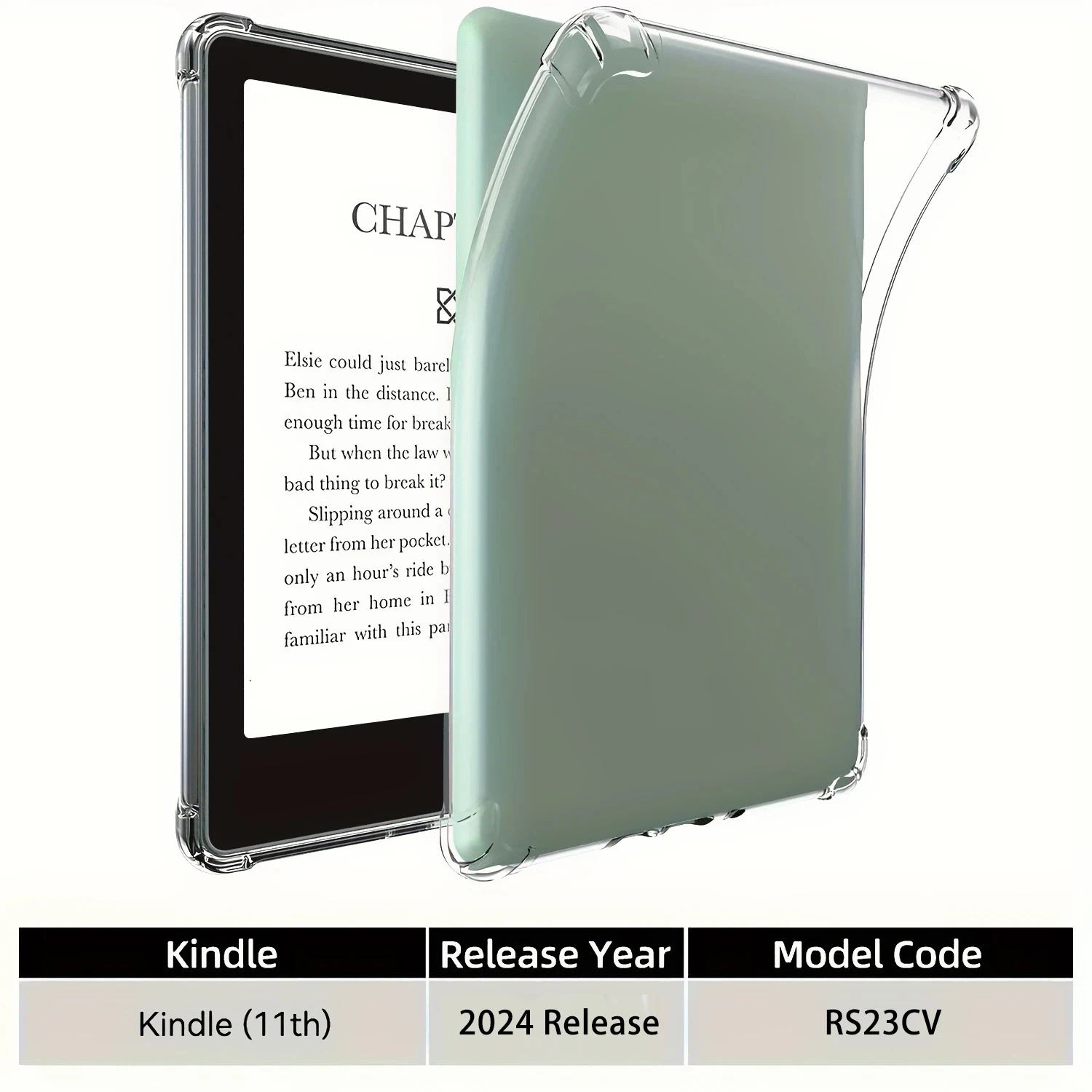 Ultra Slim Clear TPU Soft Cover for Kindle Paperwhite and Kindle Devices