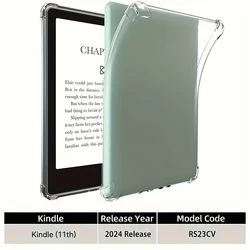 Ultra Slim Clear TPU Soft Cover for Kindle Paperwhite and Kindle Devices (RS23CV)
