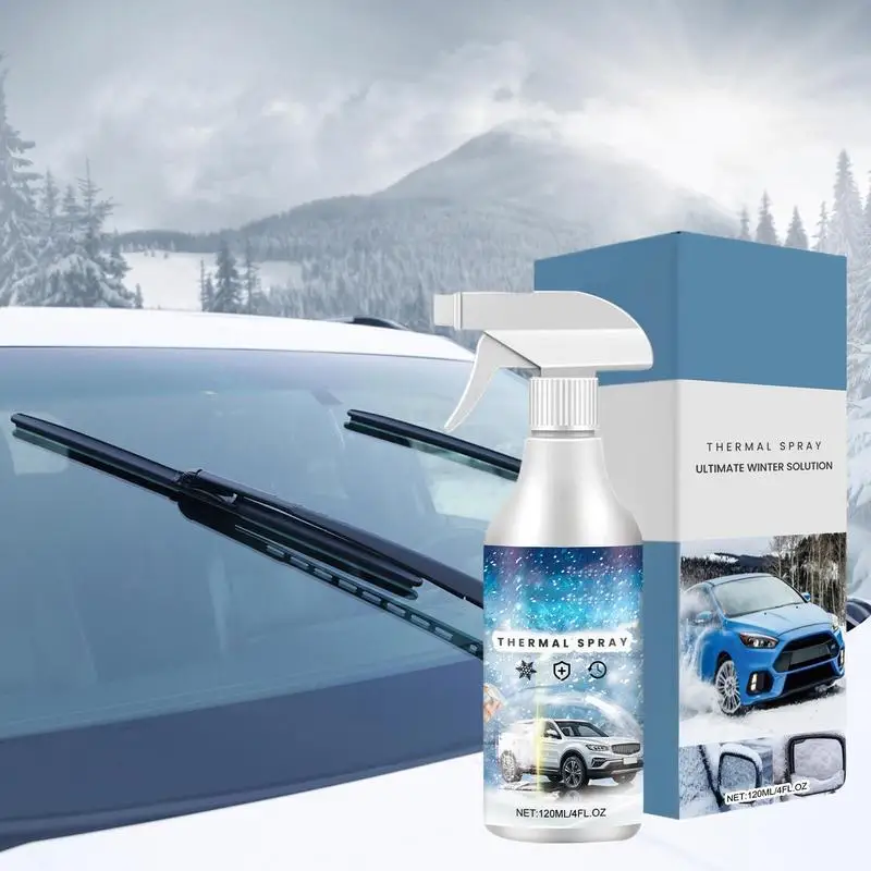 Windshield Ice Melt Spray Windshield Deicer Car Deicer Winter Car Accessories Defrost Spray De-Icer Liquid
