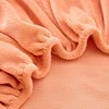 New Milk Velvet Solid Color Single Product Bed Hat Thickened Warm Double Bedspread 150x200 200x220 with Elastic Mattress Cover 6