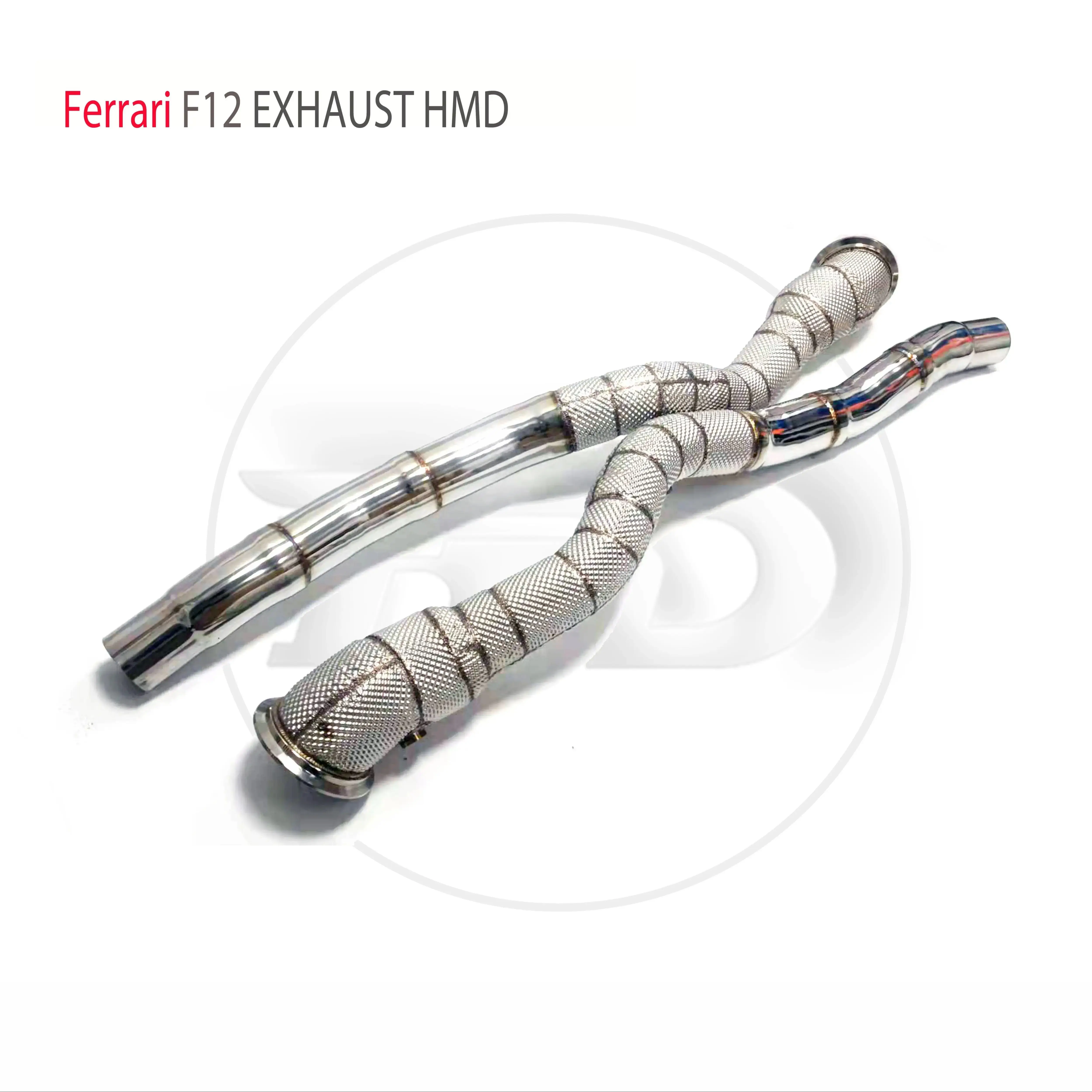 

HMD Exhaust Downpipe for Ferrari F12 Car Accessories Muffler With Catalytic Converter Header Without Cat Pipe