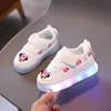 Disney Mickey Mouse Spring Autumn and Winter Children's Lighting Casual Shoes pu Girls and Boys LED Sneakers Board shoes 4
