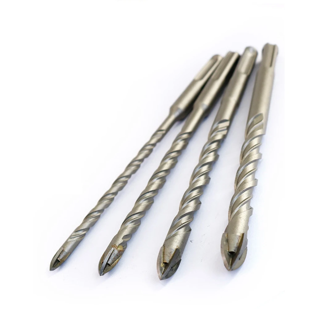 

Tile Porcelain Drill Bit Alloy Steel Silver Tile Porcelain Drill Bit SDS Plus Shank Carbide Drill Drilling For Power Tool Parts