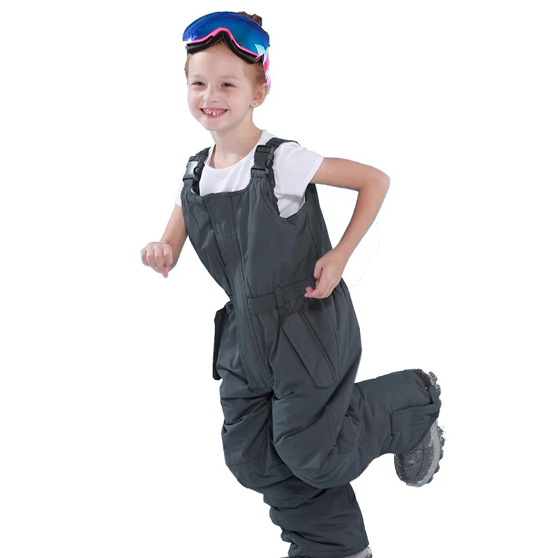 

Children Ski Pants New Boy Girls Overalls Ski Suits Windproof Waterproof Kids Ski Suits Outdoor Snowboard Suit Winter Snow Pants
