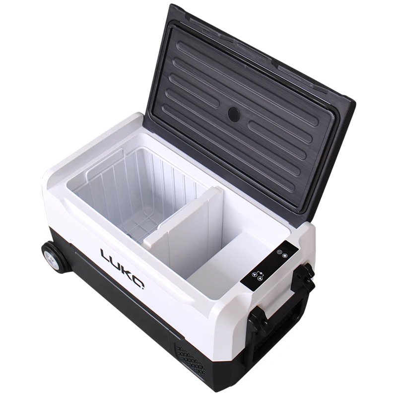 

Camping Compression Fridge Car Electric Cooler Box 12V Outdoor Refrigerator With Solar Power