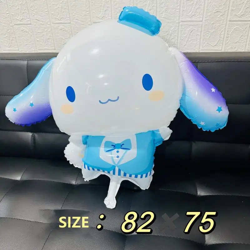 Miniso Sanrio Cinnamoroll Kids Balloon Anime Kuromi My Melody Girls Birthday Party Decoration Toy Floating Balloon Gift