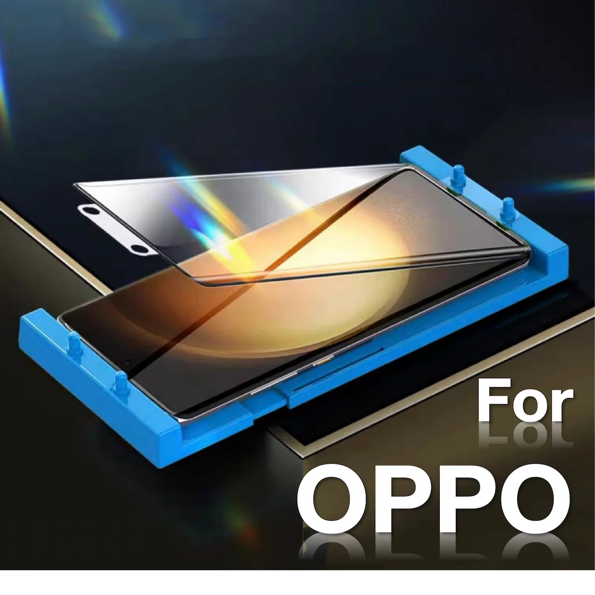 

for OPPO Find X6 X5 X3 X2 OPPO Reno 10 9 8t 6 5 4 3 Pro Plus Explosion-proof Screen Protector Glass Protective with Install Kit