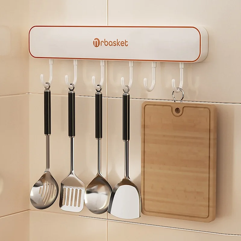 Kitchen Utensils Hanging Storage Bar  Wall Mounted Kitchen Utensils Holder  - Kitchen - Aliexpress