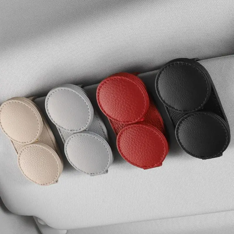 

Sunglass Clip For Car Visor Car Sunglasses Holder Visor Accessories Adsorption Sunglass Holder For Car Models Can Store Glasses