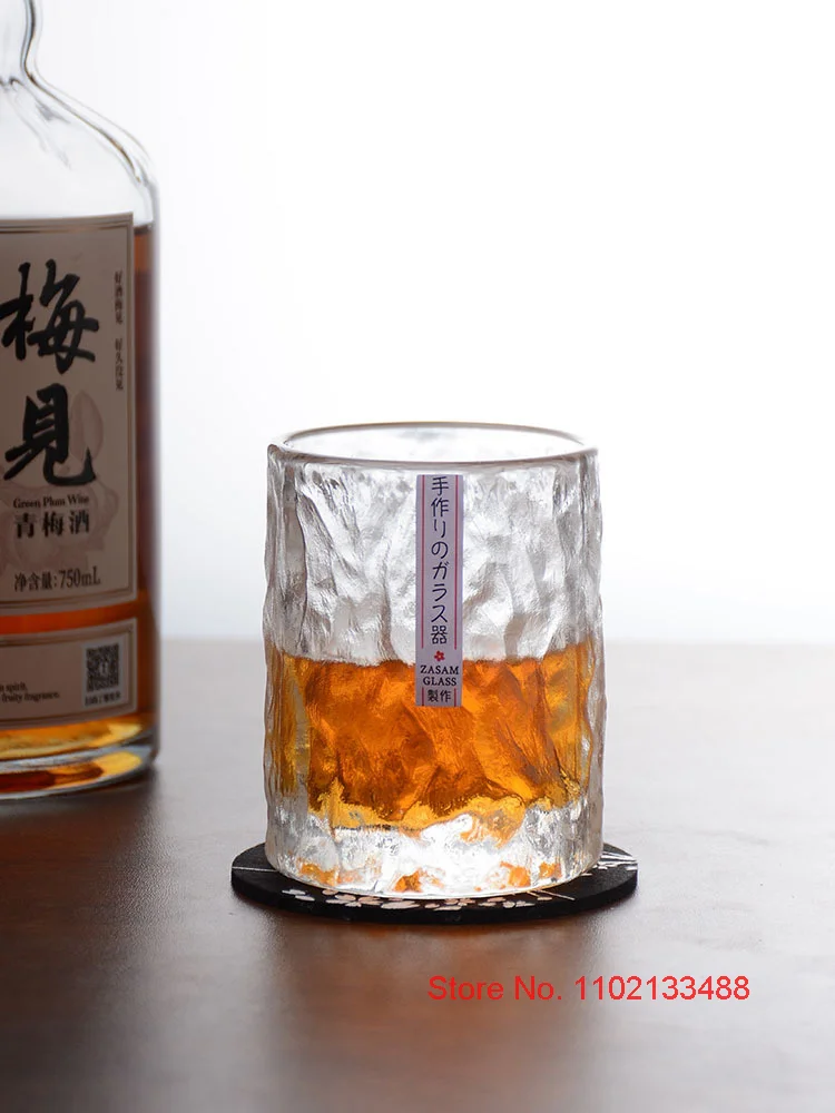 First Snow Whisky Glasses Whiskey Classic Cup Japan Aderia Design Old Fashioned Wineglass Thick Heavy Crystal Glacier Beer Mug