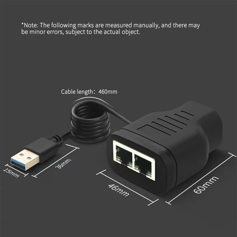 다기능 네트워크 분배기 어댑터 케이블, 네트워크 공유기, RJ45, 1 대 2