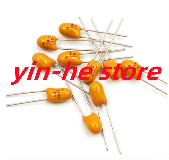 

30 шт., конденсатор танталового конденсатора 35 в 3,3 мкФ 3,3 к