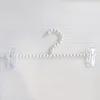 10PCS 32CM White/Pink Pearl Pants Clip Pants Rack Clothes Rack Clothing Store Display Pants Rack Hanger Wholesale 1