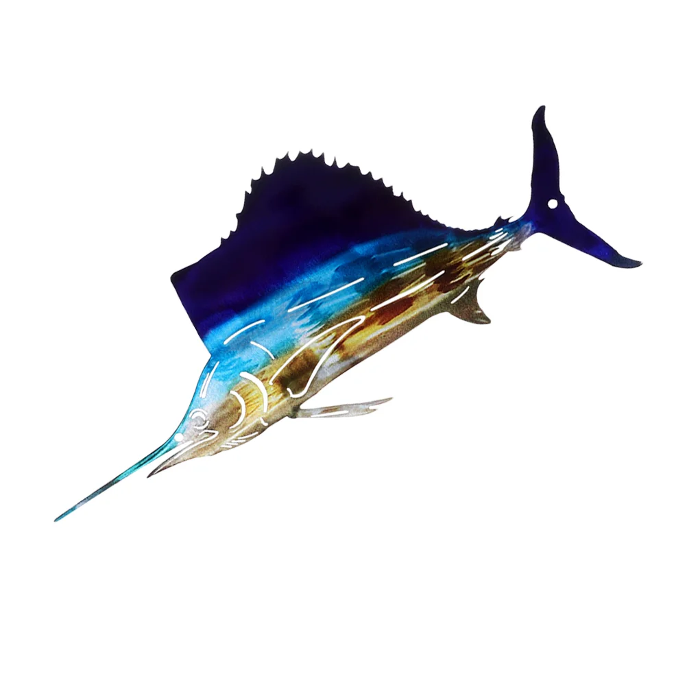 

Bio Wall Decoration Office Decore Outdoor Craft Pendant Asethic Room Decorations Sailfish Iron Decors Hanging Astheticroom