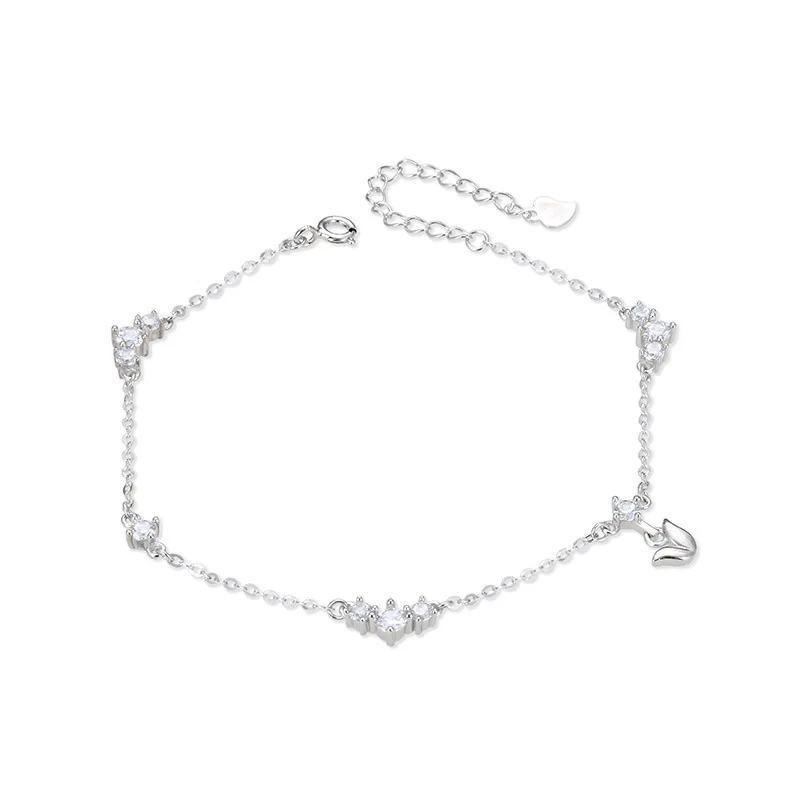 

S925 Sterling Silver Double Layer Bracelet with Small Design and Exquisite New Style Bracelet CHN282