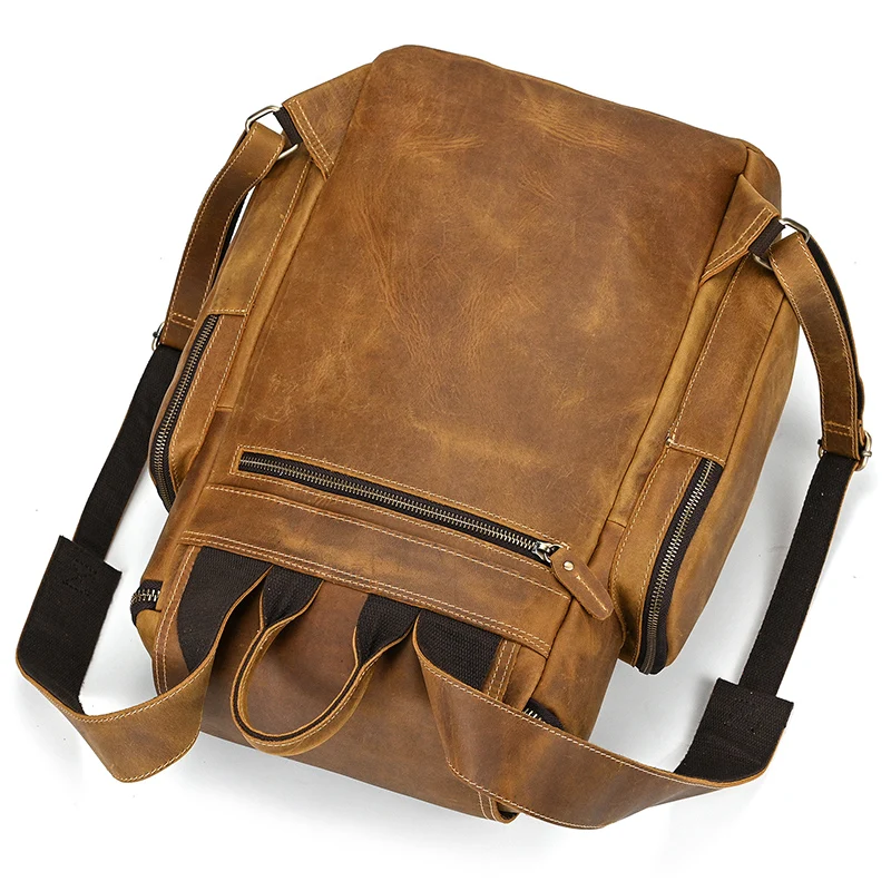 Large Premium Leather Backpack