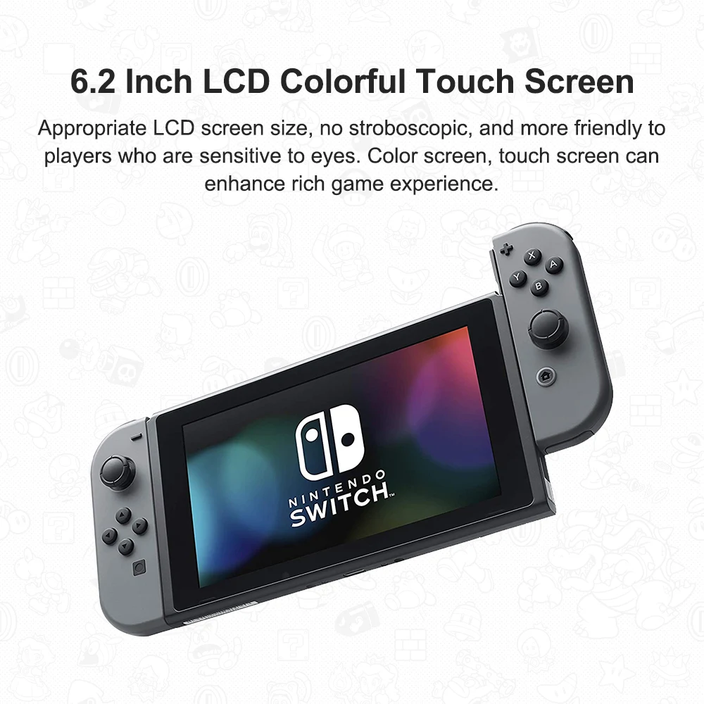 Nintendo Switch OLED Game Console Version White Neon Blue and Red Joy Con  Set with 7 Inch OLED Touch Screen 64GB - AliExpress