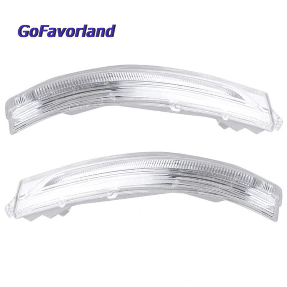 

Pair Front Left Right Side Wing Mirror Turn Signal Indicator Lamp Light Clear 87613-D4000 87623-D4000 For Kia Optima 2016-2019