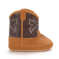 Fashionable and popular baby shoes Western denim midsole boots autumn and winter warm and Rubber anti slip casual walking shoes 5