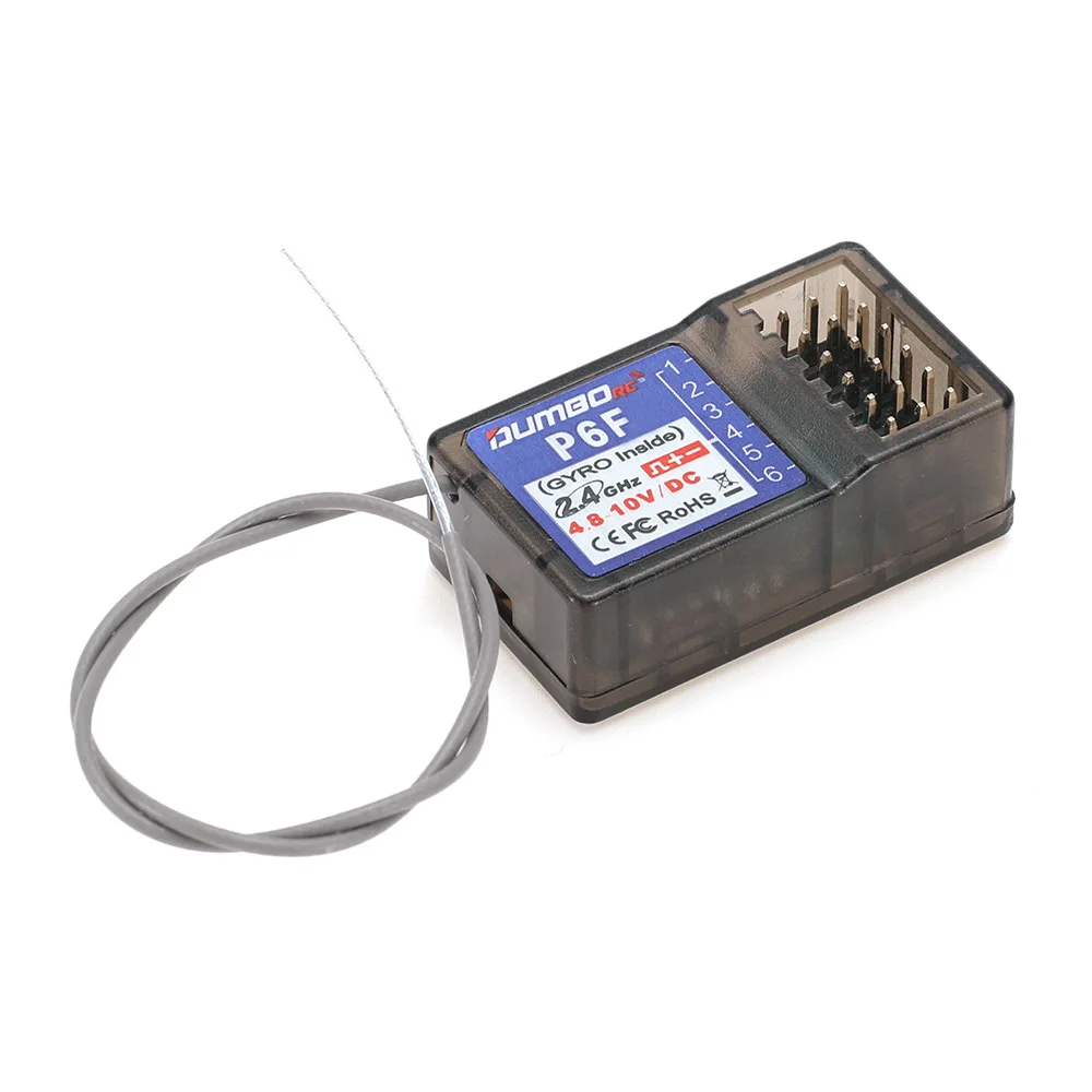 Détail des pales et du châssis de l'hélicoptère RC P6F P6FG, mini drone télécommandé 2.4GHz