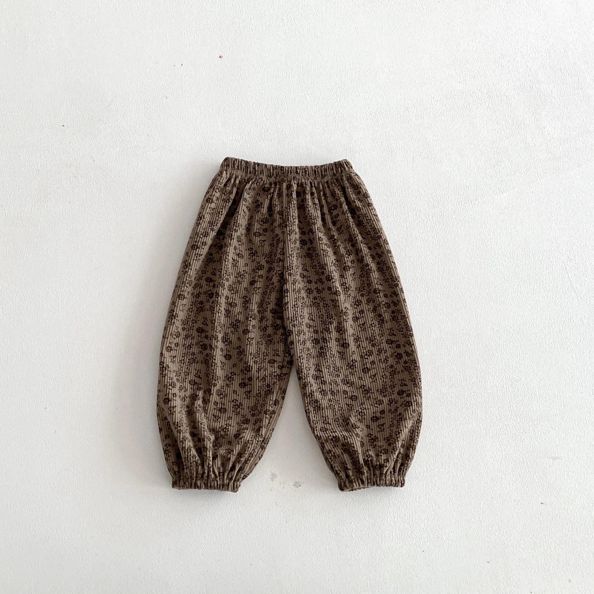 Trendy Leopard Pants 1-8Years Old Child Simple Versatile Pants Loose Casual Sports Trousers Outer Wear Toddler New Design Pants 3