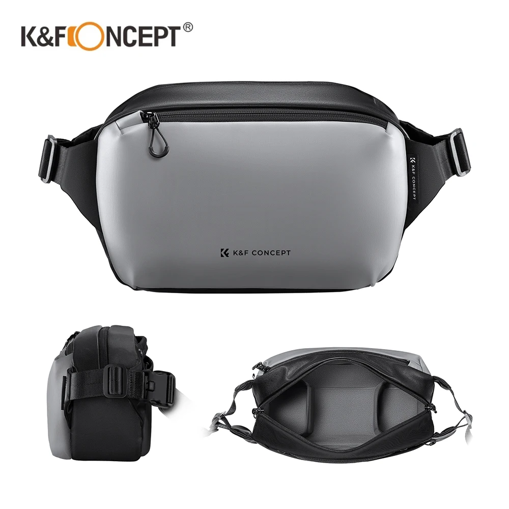

Сумка на плечо K & F Concept 10L Alpha для фотосъемки, сумка для городских и уличных фотографий для DSLR-камер, телефонов, личных вещей и т. д.
