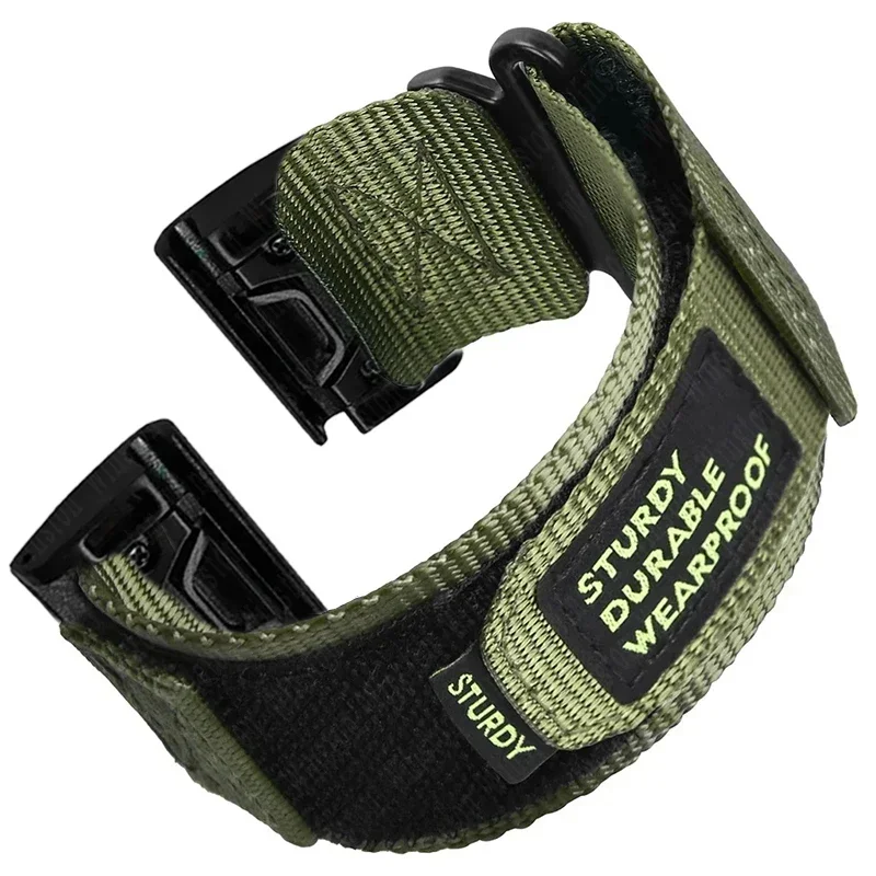 Quick Release Nylon Sport Band, 26mm/22mm Adjustable Strap