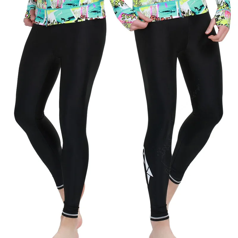 SBART Women Men Surfing Leggings Wetsuit Pant Rash Guard Tight Pants Swimsuit Anti-Jellyfish Snorkeling Trunks Plus Size 3XL L