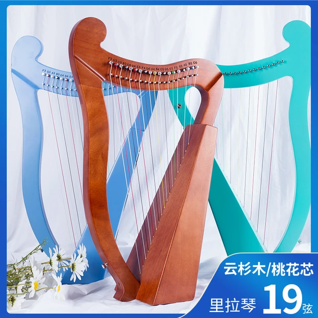Harpe Pour Débutant À 19 Cordes Petite Harpe Portable À 19 - Temu Belgium
