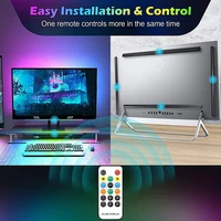 5V USB RGB LED Light Bar 1 2 PCS Lamp Bluetooth App Control Music Sync 20key Remote with Timer for Home Party Lighting 5