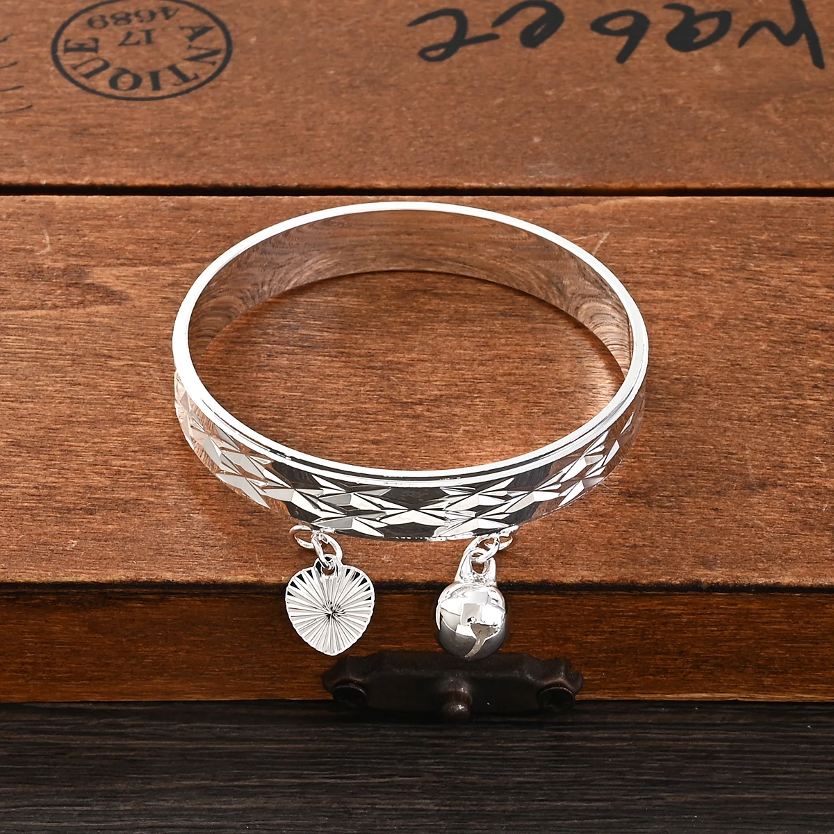 

45MM Baby Bangles Arab Ethnic Silver Color Dubai Kids Anklet Bracelet Child Jewelry Birthday Party Gifts