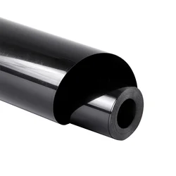 Premium Heat Transfer Vinyl Roll - Easy-to-Use Iron-On Vinyl - 30.48x91cm (Black)