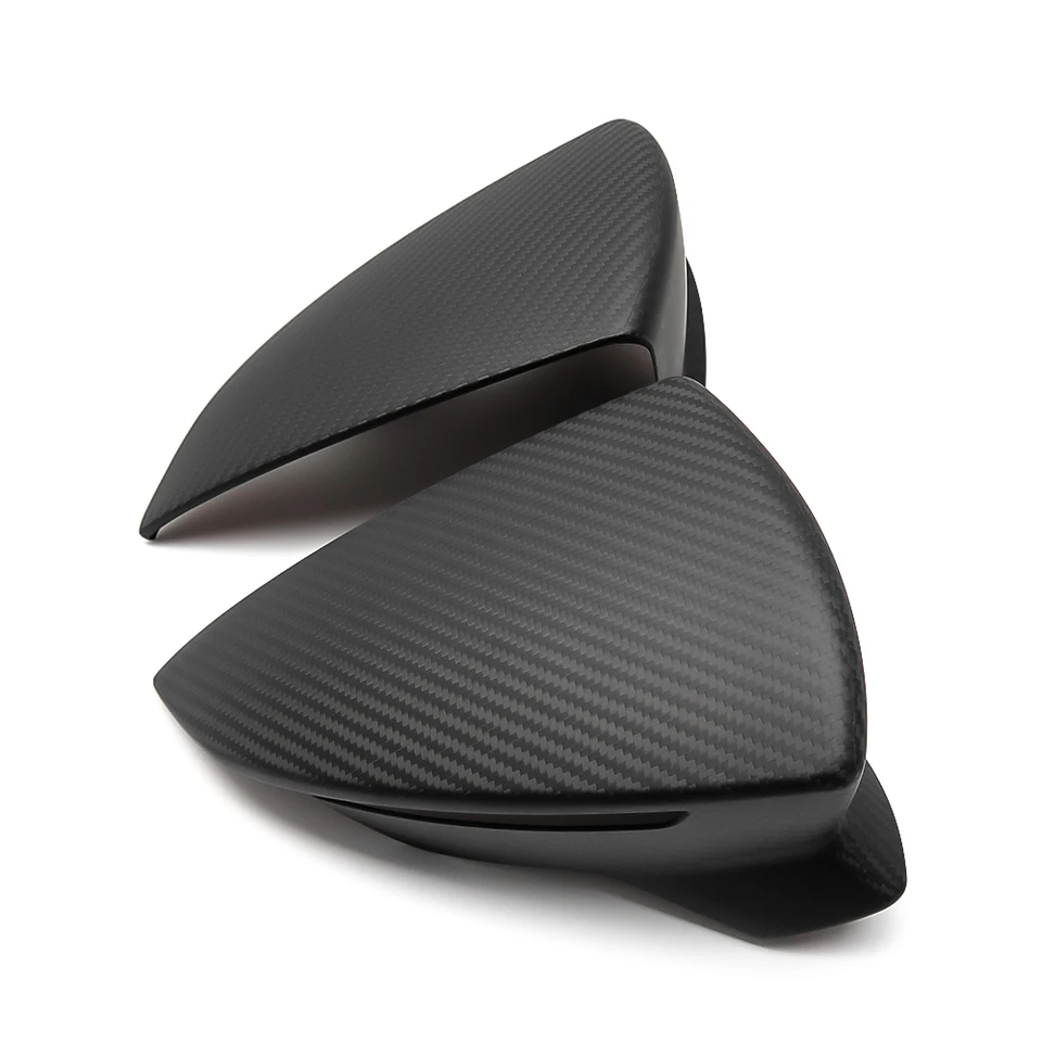 1 Pair Side Mirror Covers, Rearview Mirror Protective Covers Left Right Replacement for SEAT Leon Mk3 5F ST FR Cupra 2013 2019 (Carbon Fiber Style
