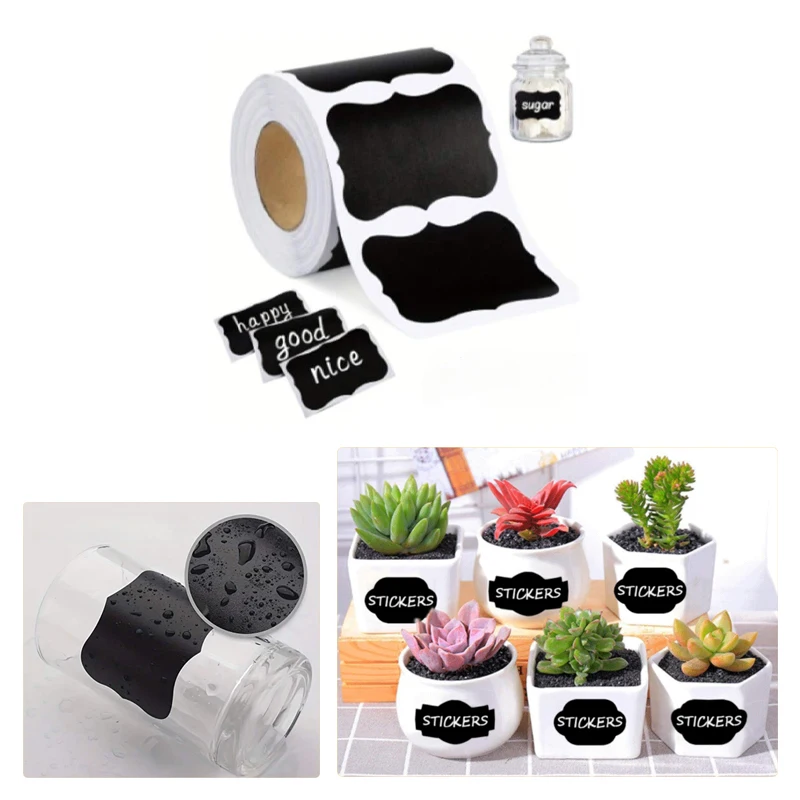 Chalkboard Stickers Canning for Containers Pantry Labels for Bins Bottle Reusable Spice Labels Organize Your Home Decoration