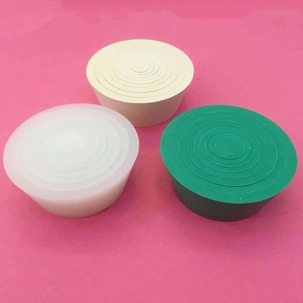 Filter Adapter Rubber Stopper 9pc Cone Elasticity Smooth Brinell funnel holder Strainer Cone Filtration accessory