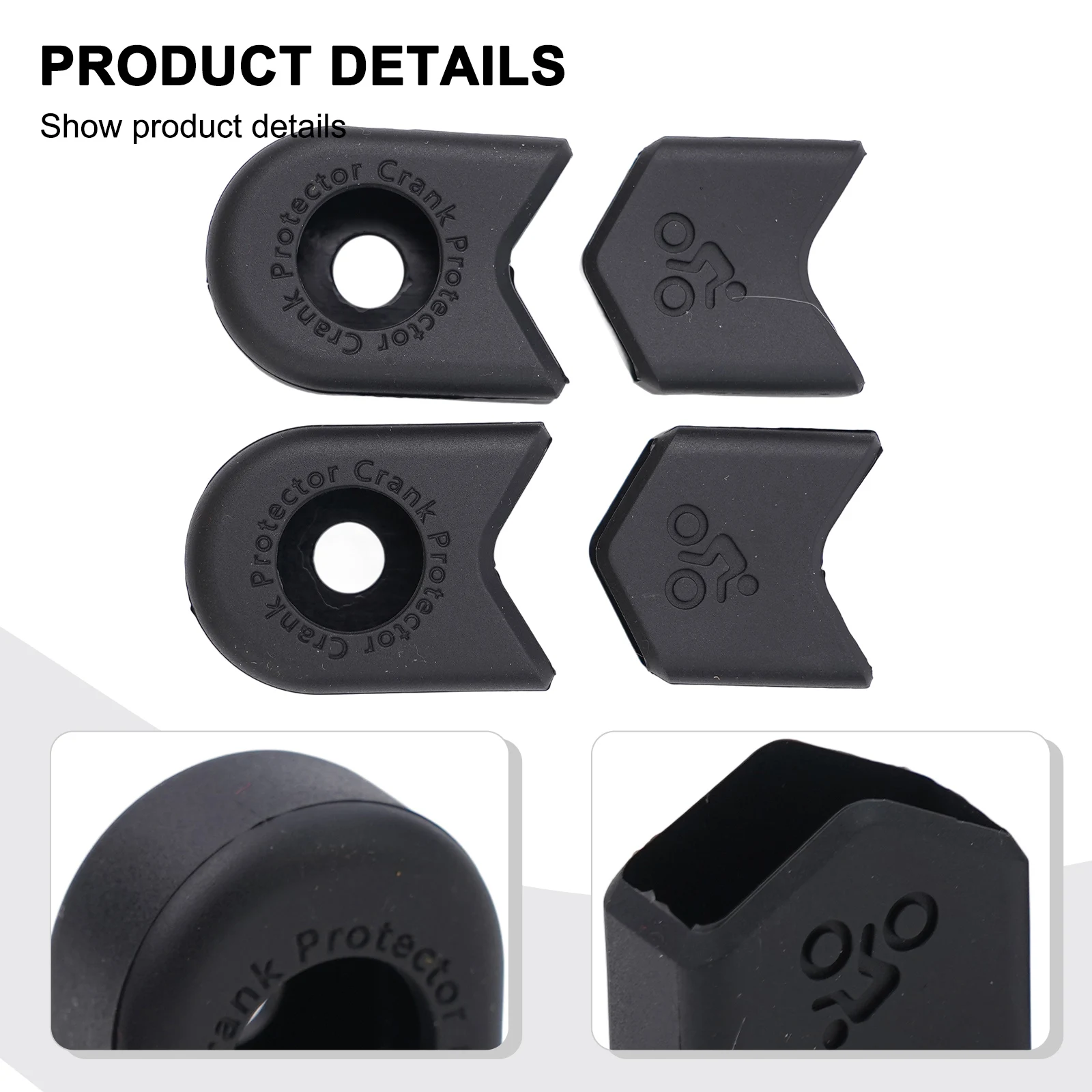 

Bicycle Silicon Crankarm Protection Case Cover Cap Mountain Bike Crankset Silicone Sleeve Case Cycling Accessories