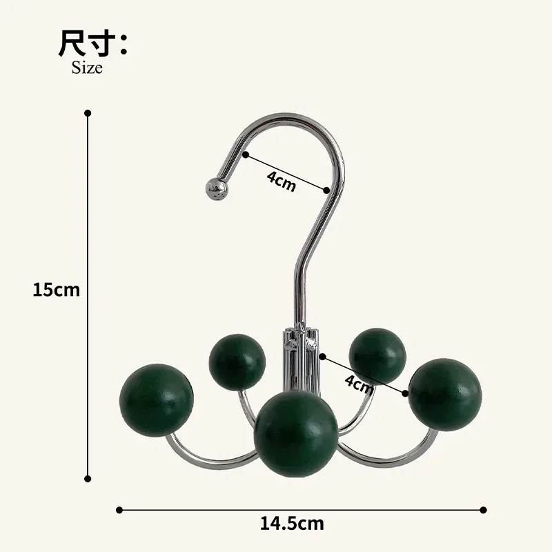 360&deg; Rotatable Wardrobe Hook, Household Simple Multi-functional Storage Artifact, Bedroom Daily Use 5-Claw Door Hook